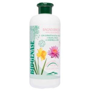 Biogenase Bagnodoccia Narciso e Ninfea - Docciaschiuma Naturale per l'Igiene del Corpo