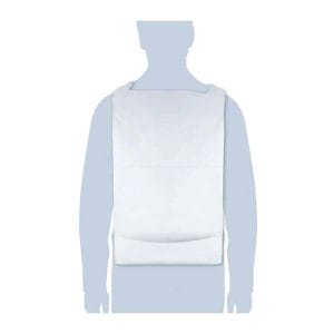 Bavaglie protettive C tasca in carta con PE piegato